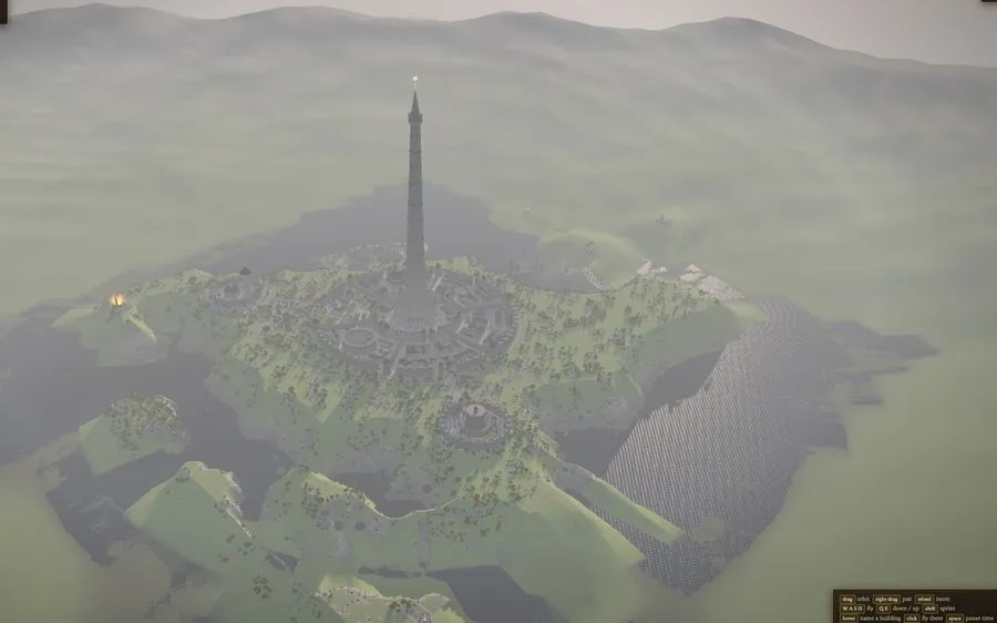 The Imperial City from Oblivion rebuilt in 3D