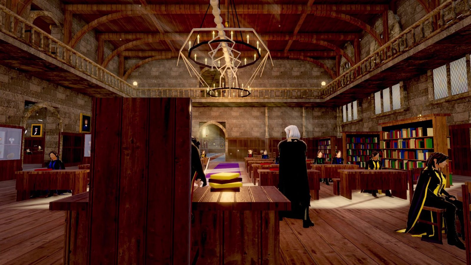 The Defence Against the Dark Arts classroom