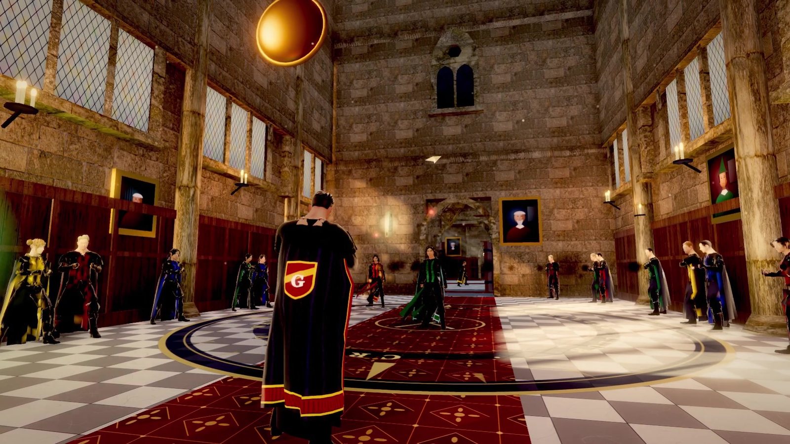Casting at an opponent in the duelling club