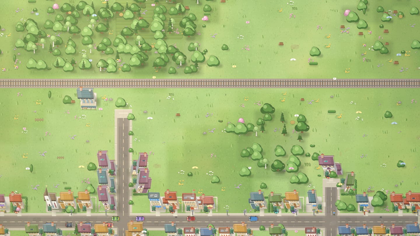 Railway stations and tracks connecting Sunnyside Junction